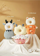 AIBEDILA Newborn Baby Head Protector Cartoon Baby Pillows