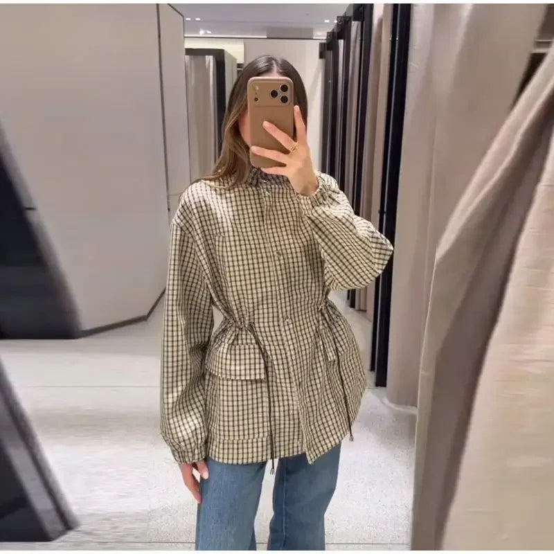 Button Stretch Fashion Jacket