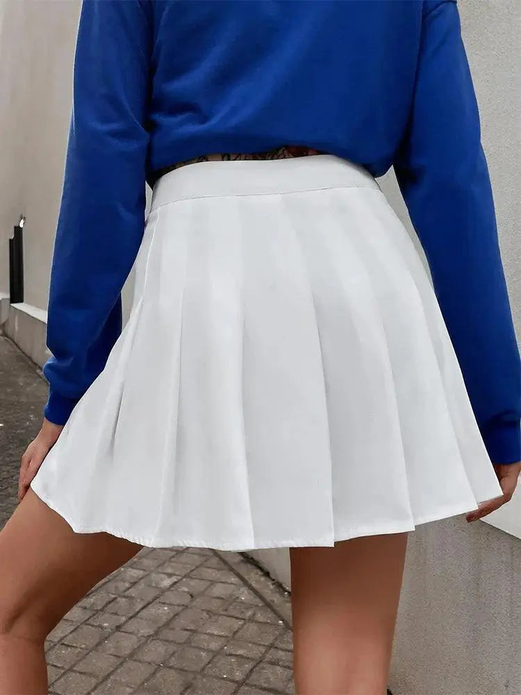 White A Line Skirt Stylish Korean Fashion Wardrobe Essential