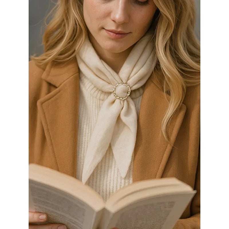 Cashmere Mini Knit Winter Scarf