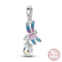 Sterling Silver Spring Colorful Butterfly
