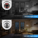 Smart WiFi Indoor Security Camera with AI Tracking Night Vision