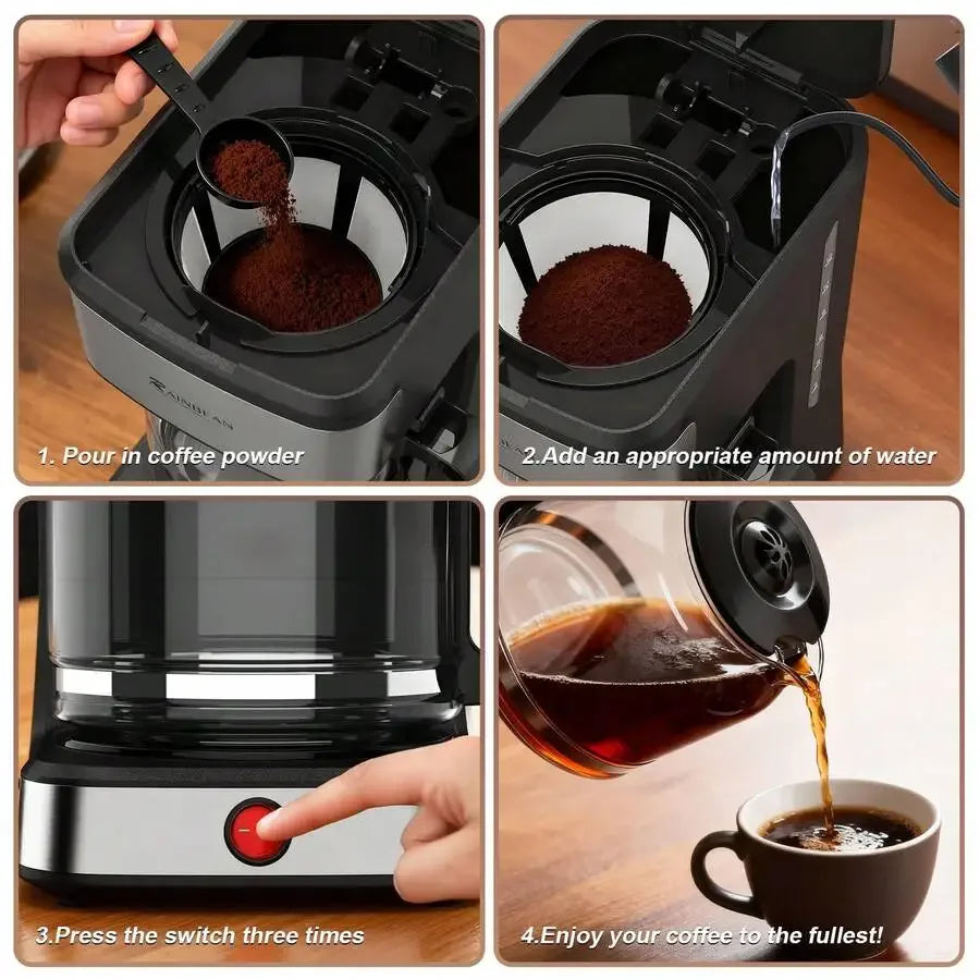 Drip Coffee Maker, Home/Office Coffee Brewing Machine — product view 6