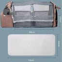 Diaper Bag For Moms Travel Folding Crib