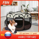 Portable Pet Cage: Spacious Octagon Playpen with Zipper