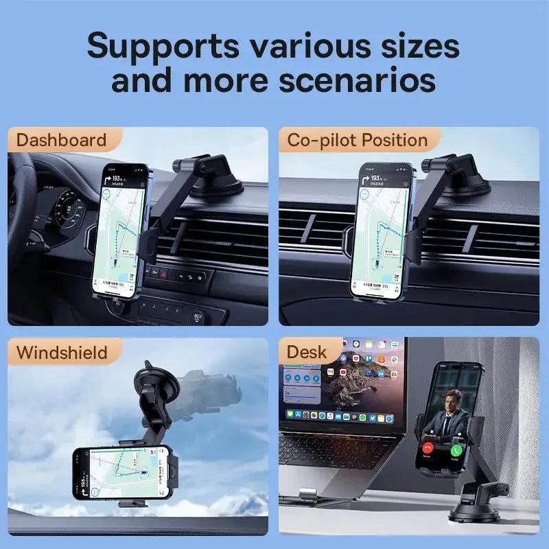 Car Phone Holder Secure Vent Mount For IPhone Samsung