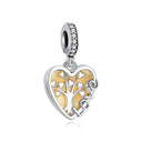 Sterling Silver Charm Family Tree