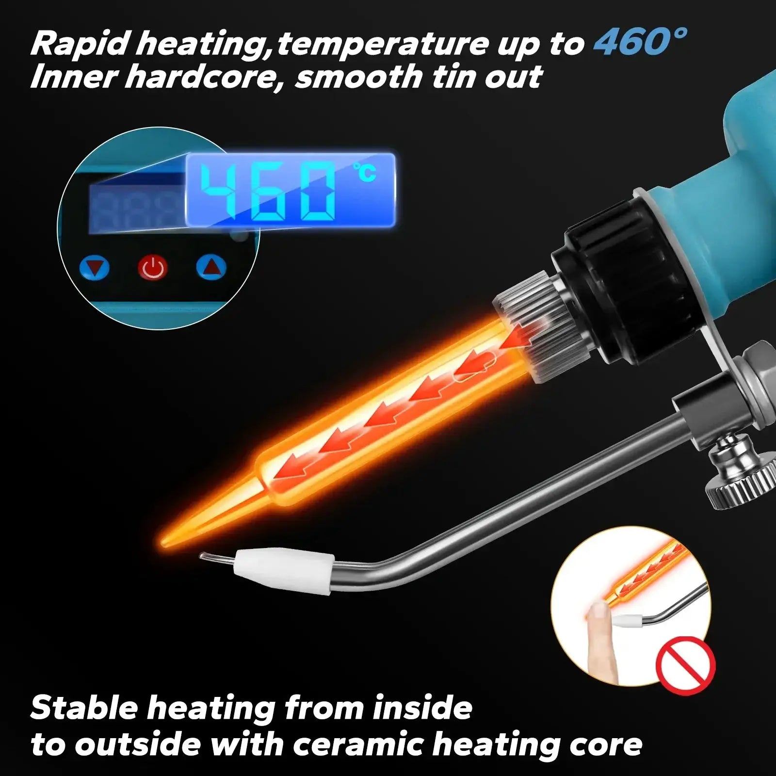 Cordless Soldering Iron Kit Fast Heating 18V Compatible - OurLum.com