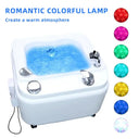 Electric Foot Spa Basin Salon Massager Footbath Spa Vibrating Whirlpool Care With Temperature Control & Shower Head