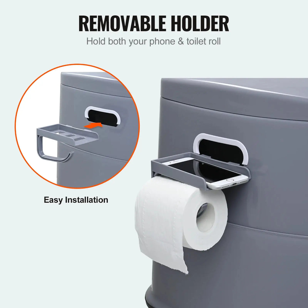Portable Camping Toilet Gravity Flush — product image 3