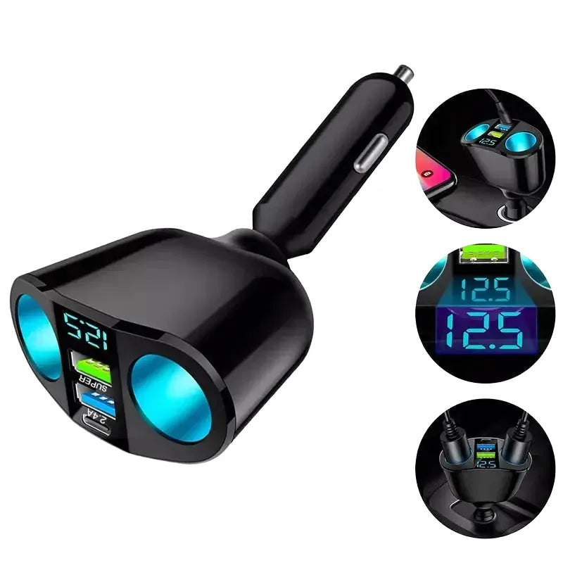 Dual Port Car Charger - Fast Charging - CH10QC product image