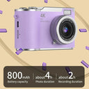 Selfie Camera for Teens 1080P Clarity