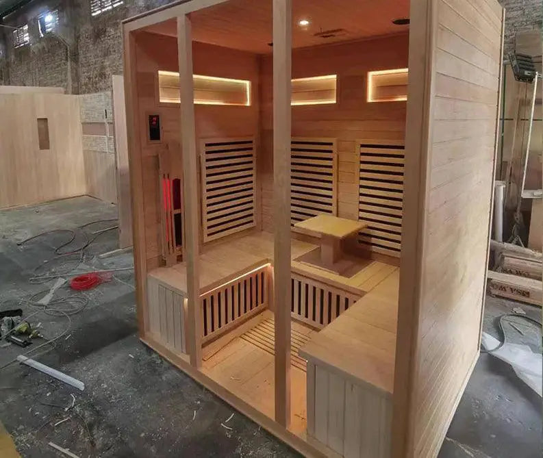 Heavenly Sauna Room Luxury Outdoor Relaxation Experience