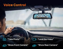 Smart Rearview Dash Cam for Drivers