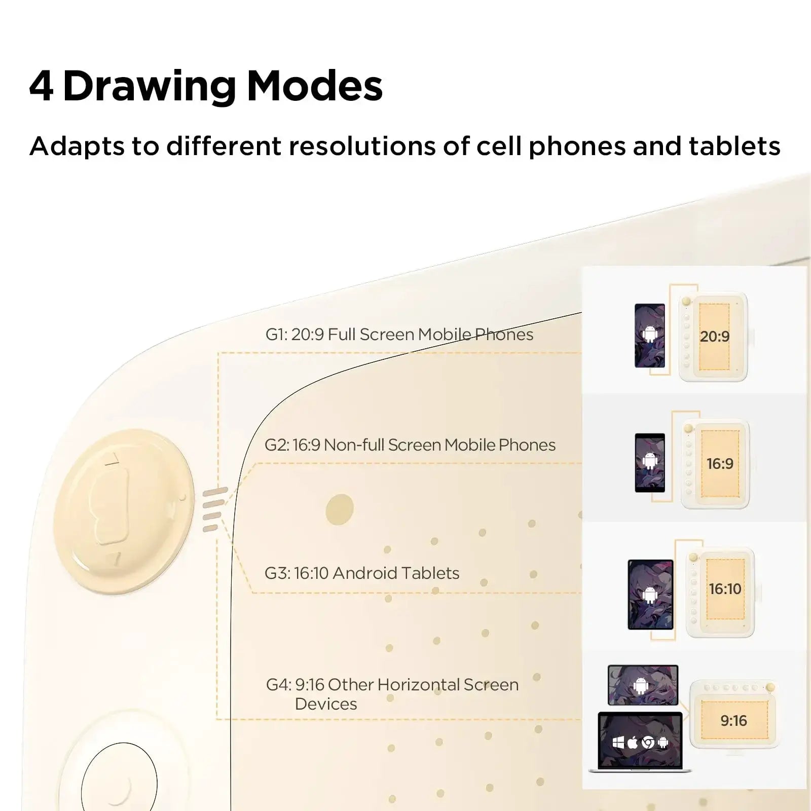 Ugee Q6 Graphic Tablet For Kids Android PC Mac Drawing