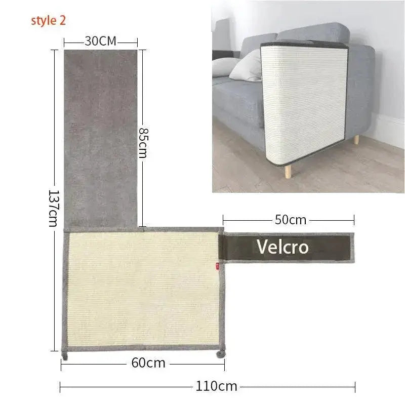 Cat Scratch Pad Protector Durable Sisal Guard For Furniture