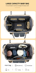 USB Mummy Bag Diaper Bag Backpack Waterproof Large Capacity