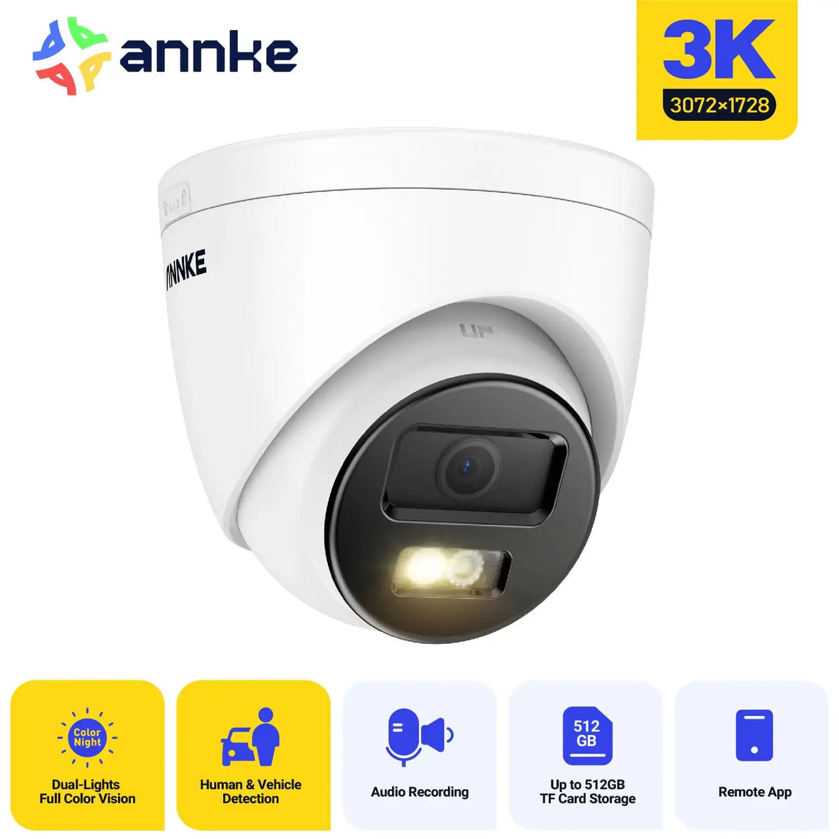 Annke Camera - Dual Light Night Surveillance — product view 9