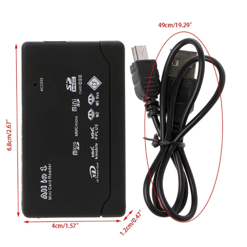 Multiformat USB Memory Card Reader