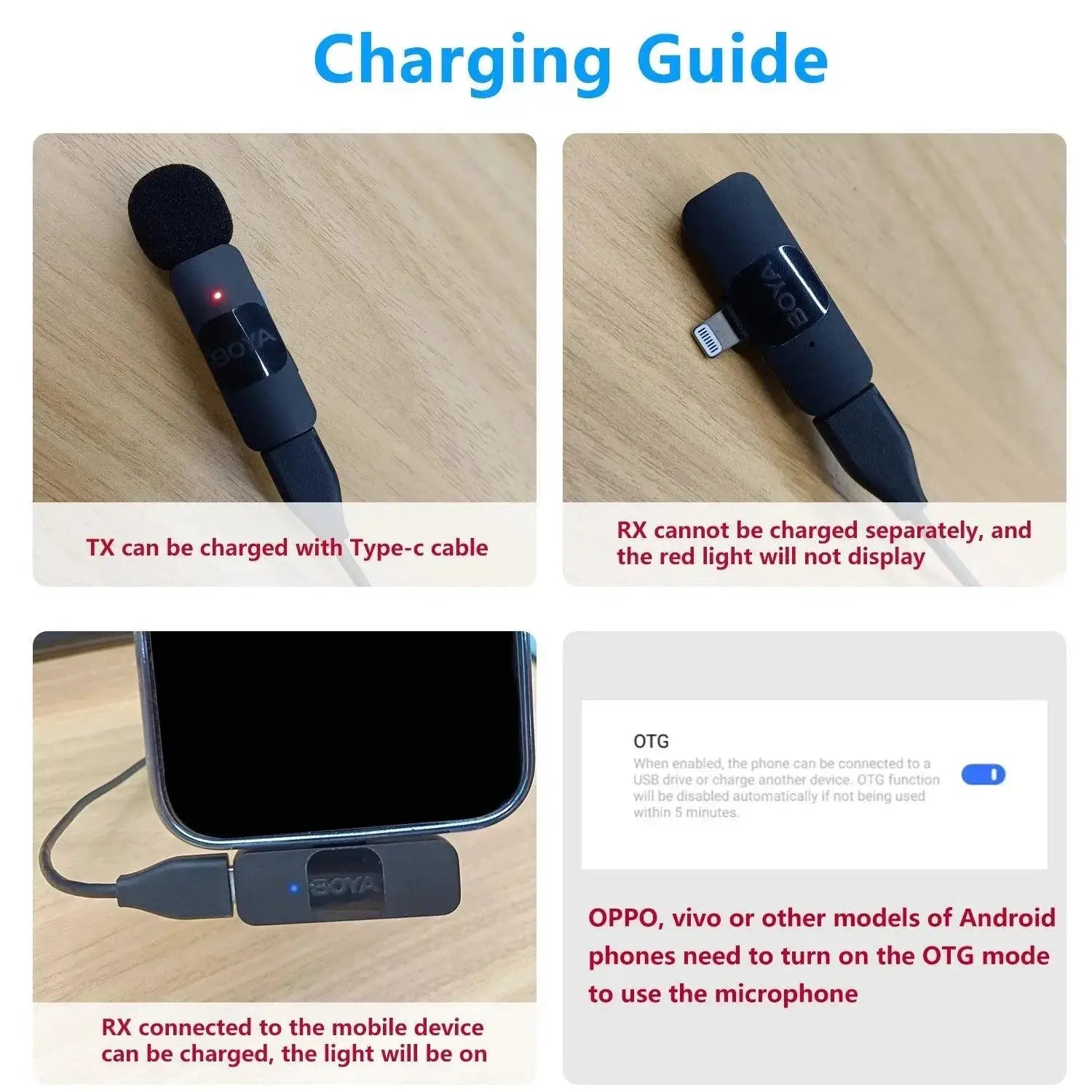 Wireless Lavalier Mic Kit For iOS And Android Devices