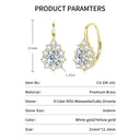 Oxtao Gold Moissanite Clip Earring
