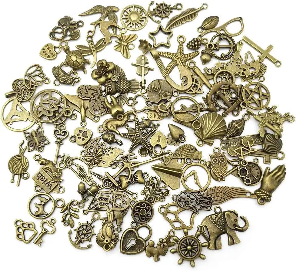 Animal Charm Beads Set DIY Crafters Dream Kit Creative Fun - OurLum.com