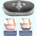 Ergonomic Memory Foam Seat Cushion for Tailbone Pain Relief