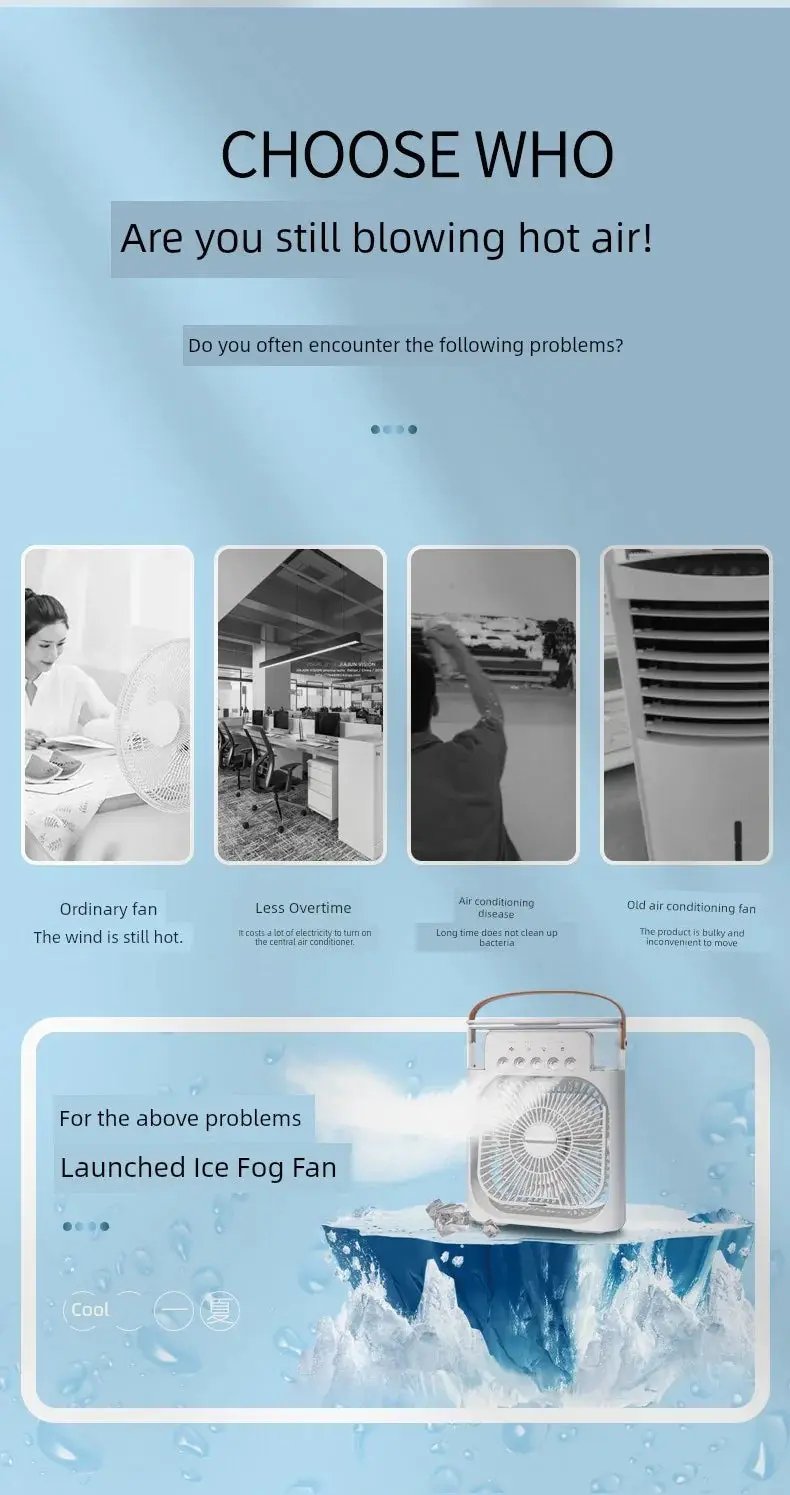 Summer Room Cooling Fan Rental For Home Air Conditioner - OurLum.com
