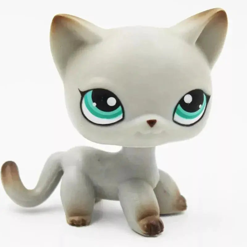 LPS Cat Mini Bobble Head Kitten Toy Collectible Figurine