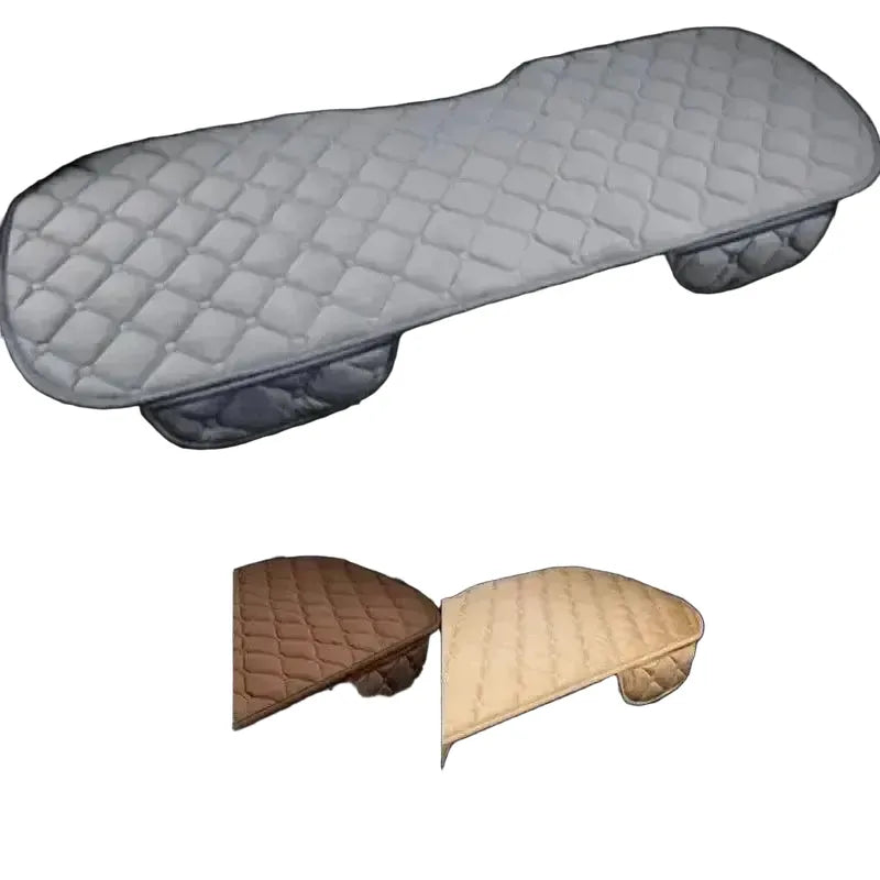 Front And Rear Car Seat Cover Flocking Cloth Non Slip Winter