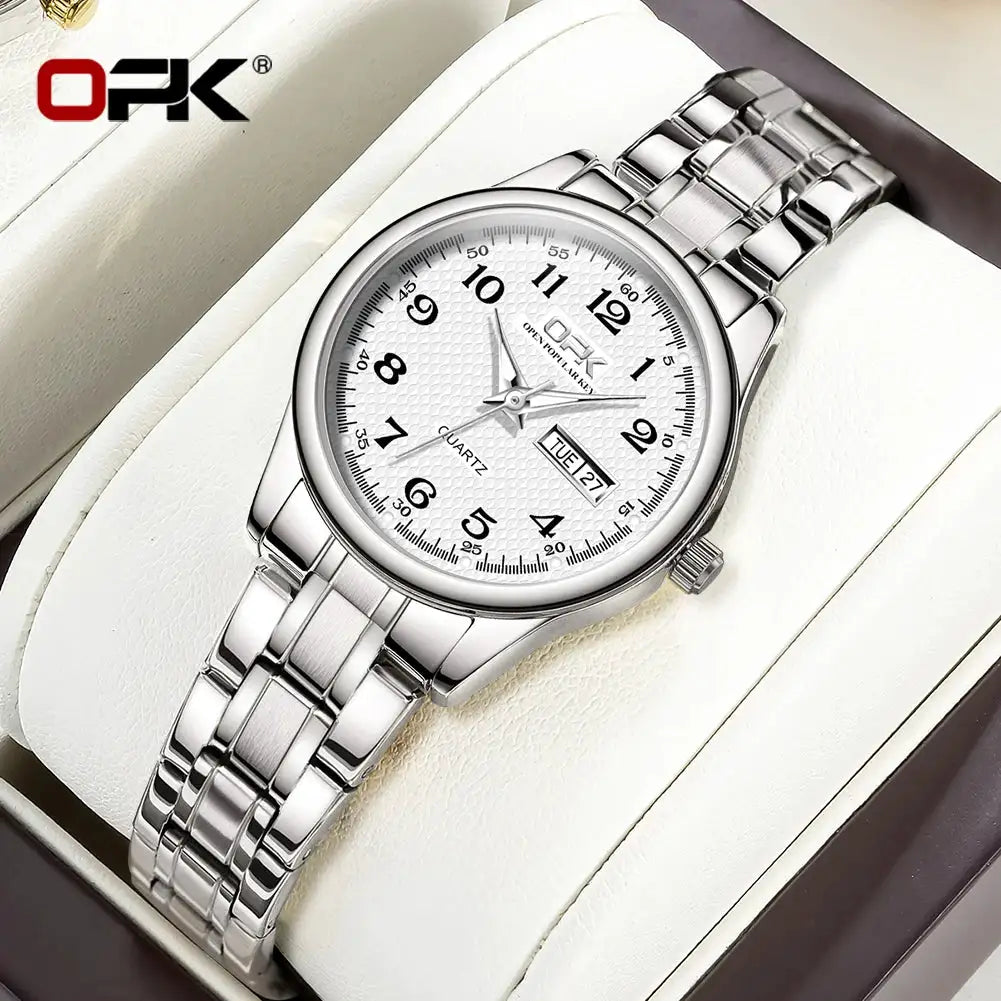 Womens Stainless Steel Quartz Watch