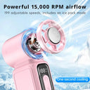 Portable Handheld Ice Cooling Fan