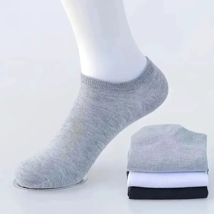 Mens Premium Ankle Boat Socks Comfort Style Odor Control