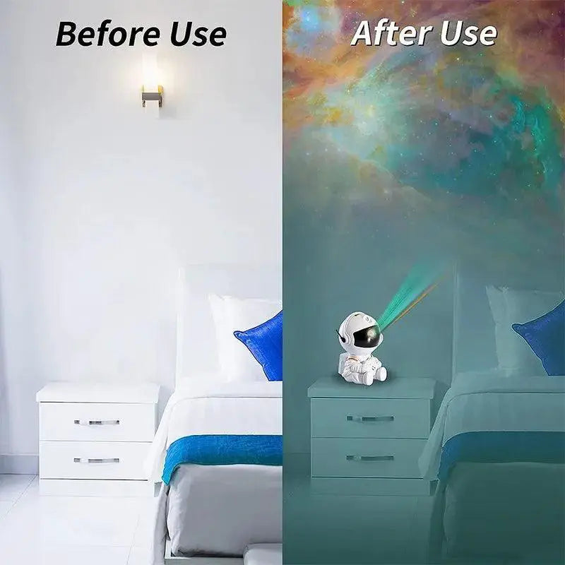 Star Projector Galaxy Night Light Astronaut Space Projector
