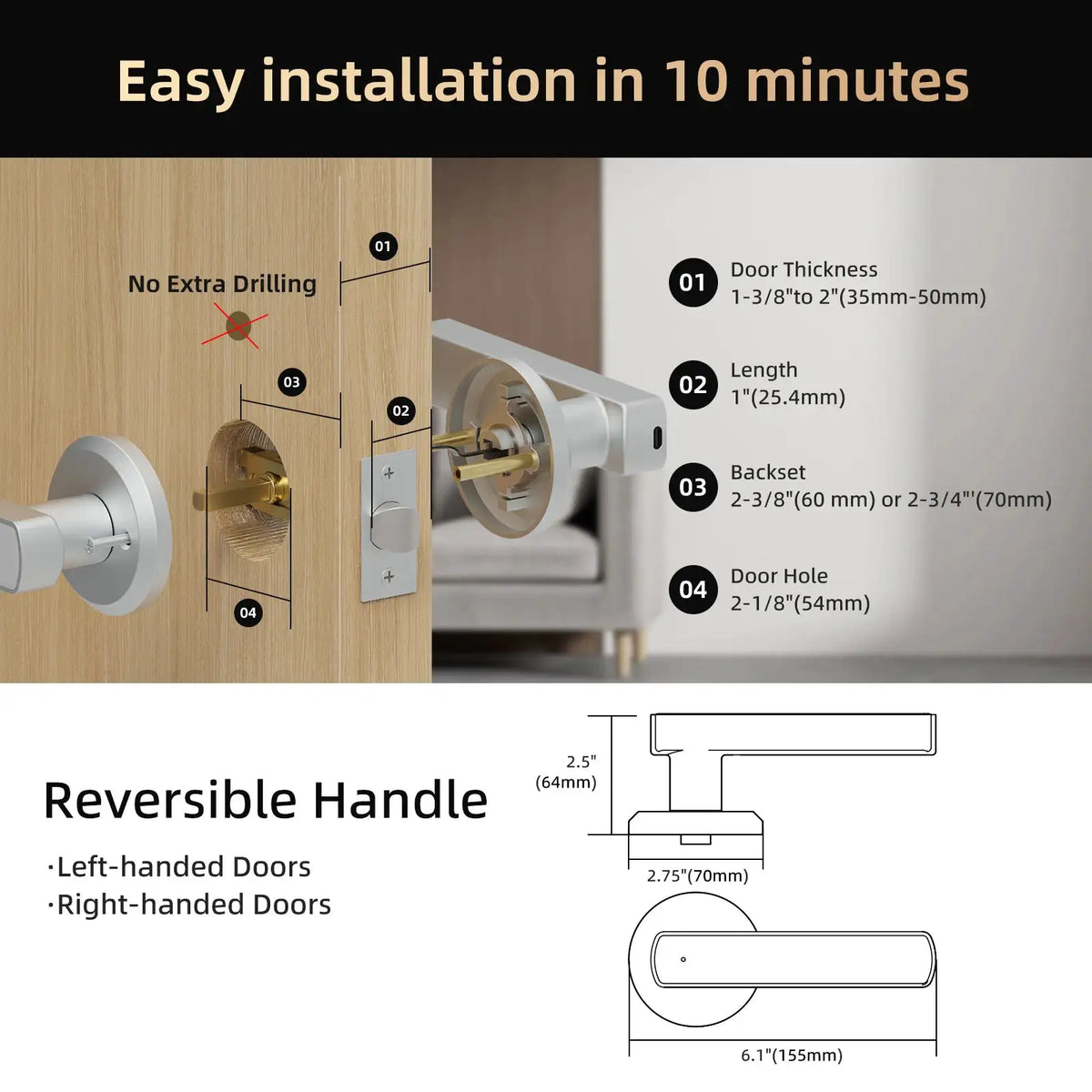 Viladepot Lock - Keyless Entry — product view 3