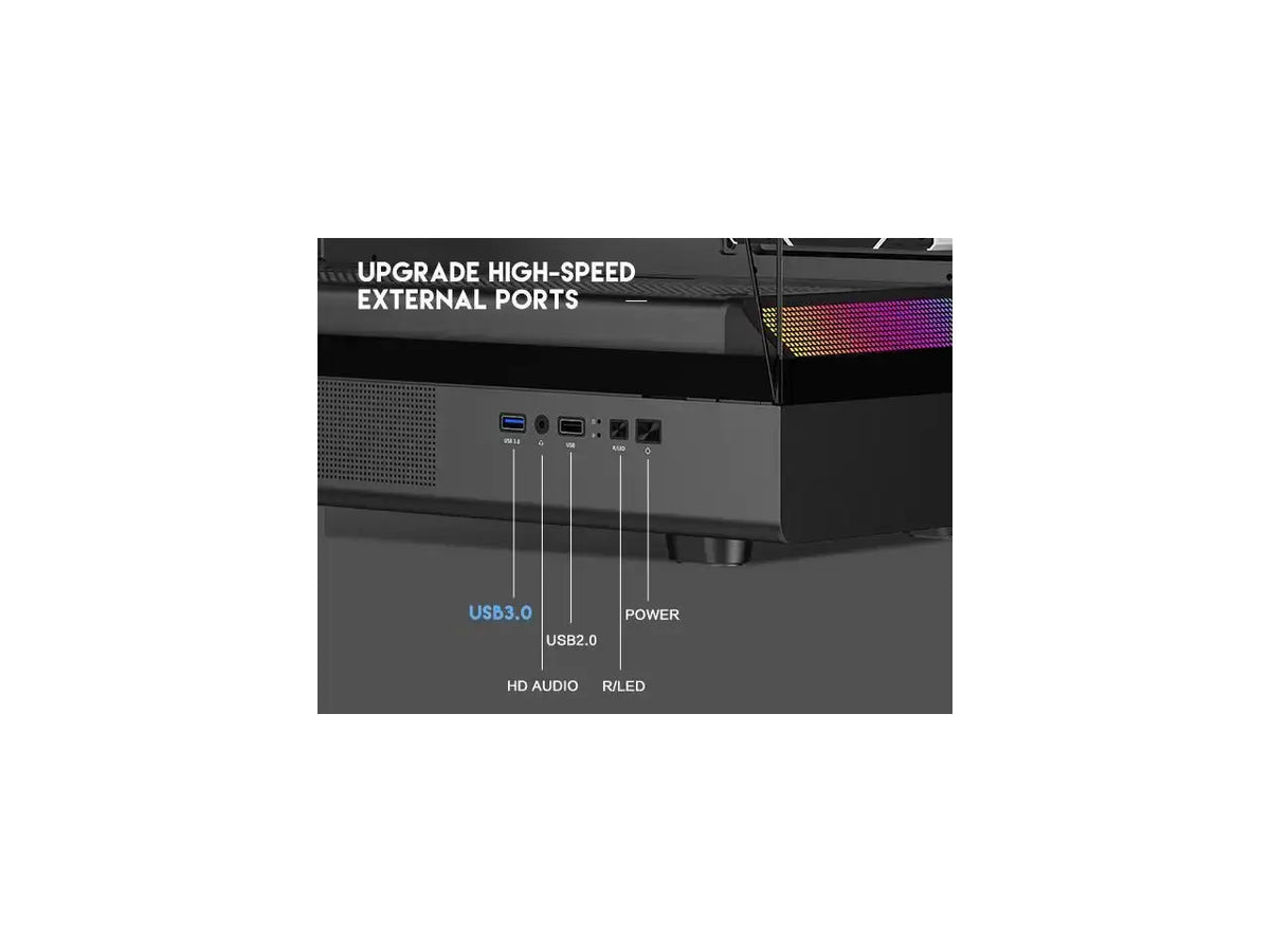 DIYPC ARGB-M1-BK Black Cases (Computer Cases - ATX Form)