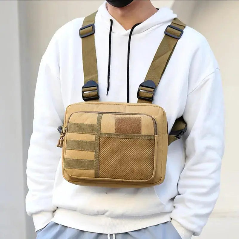 Unisex Tactical Chest Rig Bag Waterproof Oxford Backpack