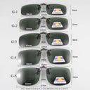 Versatile Polarized Clip-On Sunglasses for Prescription Glasses