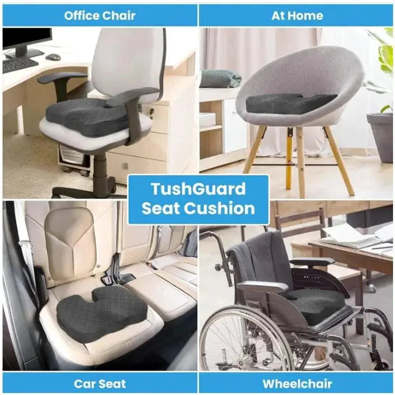 Ergonomic Memory Foam Coccyx Cushion For Pain Relief Desk