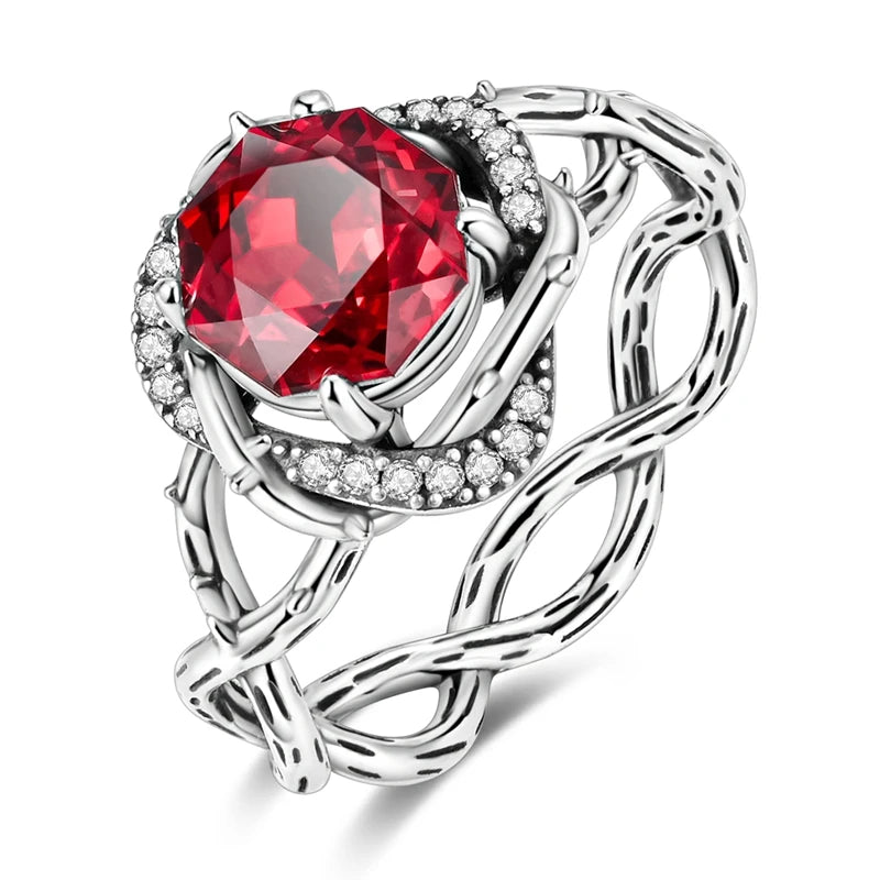 Mula Sterling Silver Thorn Rose