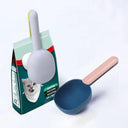 Portable Pet Food Scoop with Bag Clip - Pet Feeders Supplies