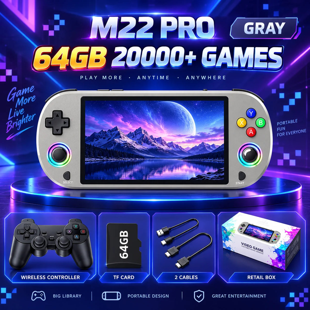 128GB M22 Pro Portable Handheld
