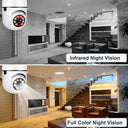 AI-Powered Smart Bulb Camera with Color Night Vision Tech