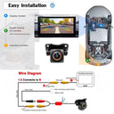 Clear 1080P Fisheye Rear Cam for Parking