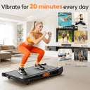 AKLUER Walking Treadmill Vibration Pad With Quiet Incline Remote