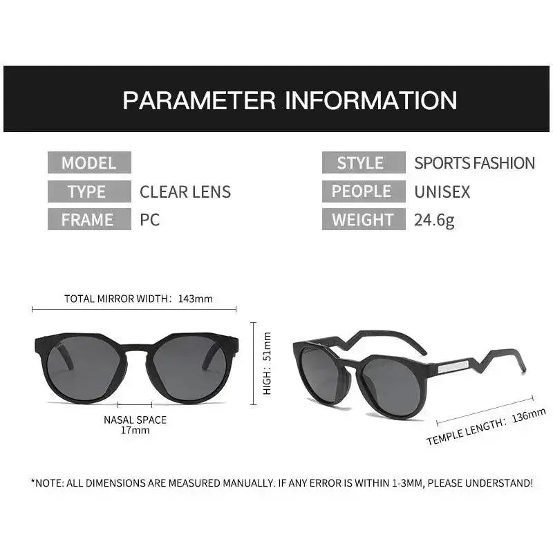 Luxury Polarized Round Sunglasses for Men and Women UV400