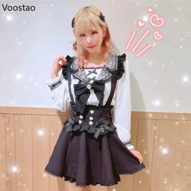 Gothic Lolita Empress Skirt Japanese Charm Twist Fashion