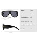 Chic Oversized Pilot Sunglasses for Women with Gradient Lenses