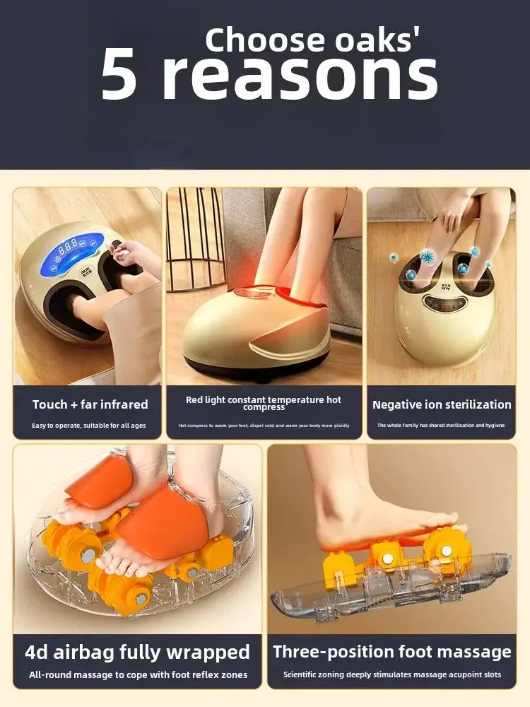 Leg sole massager Automatic foot massage machine Kneading foot sole press foot meridian dredging massage instrument