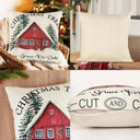 Cozy Linen Pillow Cover for Winter Decor